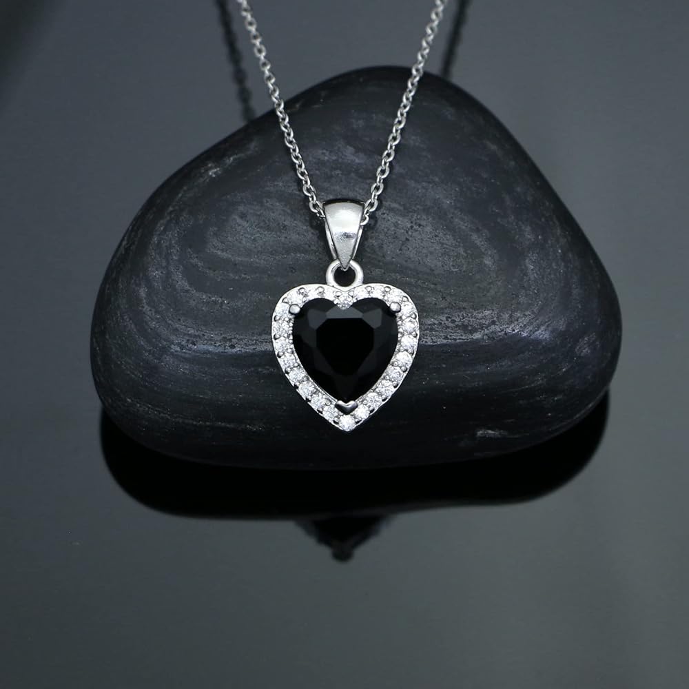 Amazon.com: GZWHD Black Necklace Pendant Set for Women : Clothing