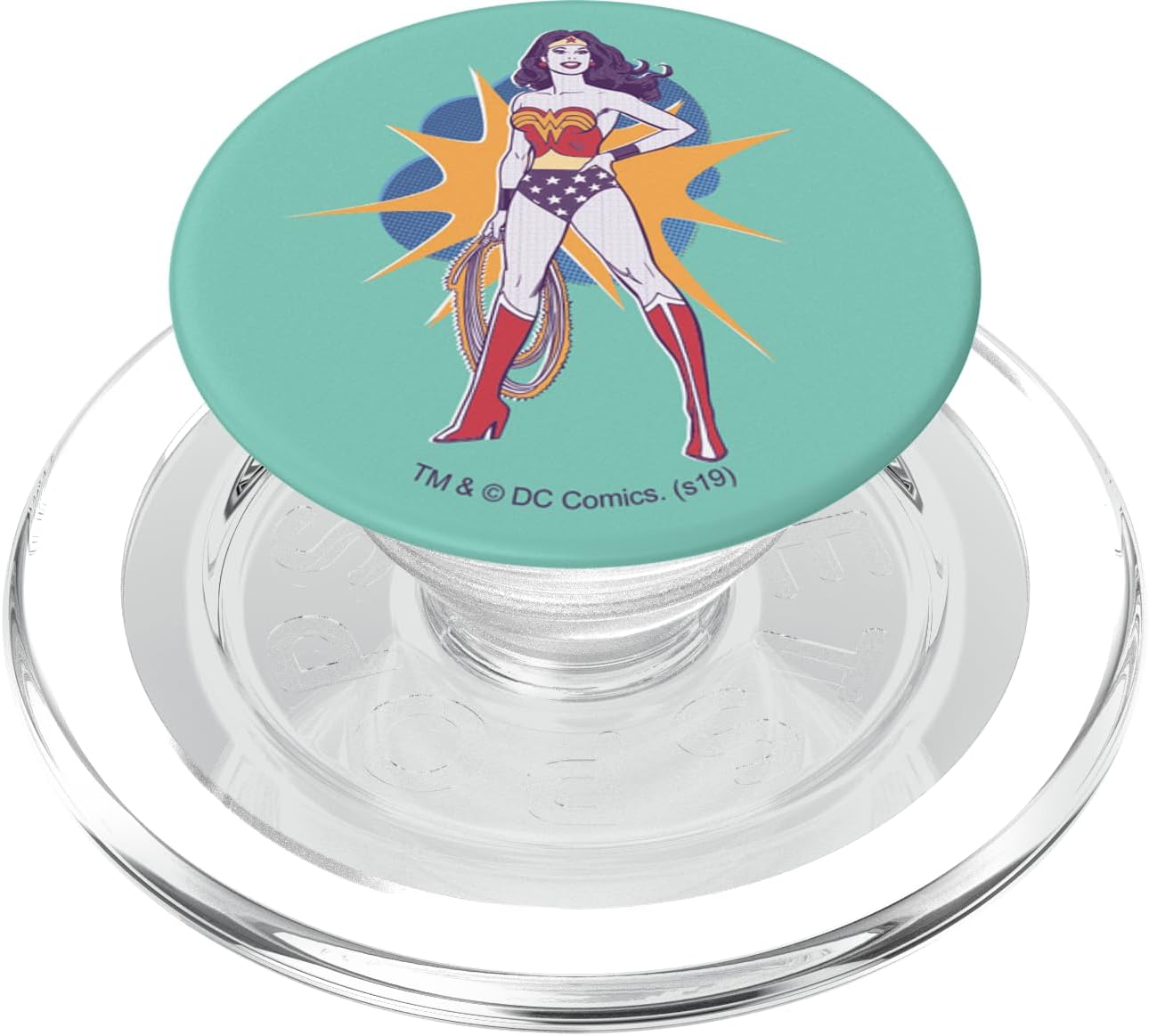 Wonder Woman Vintage Woman PopSockets MagSafe PopGrip for iPhone