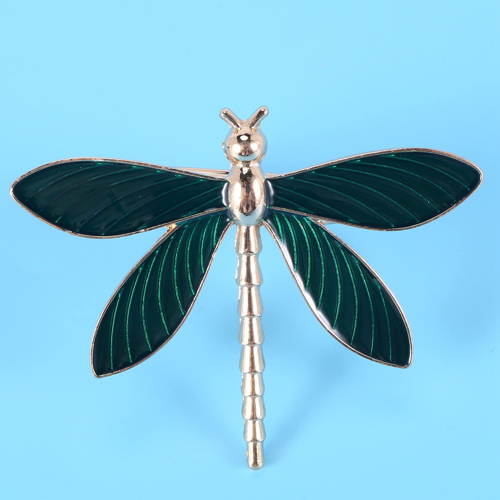 Set Di 6 Portatovaglioli A Forma Di Libellula Con Strass – Verde – Per Matrimoni, Feste E Decorazione Tavola - 4