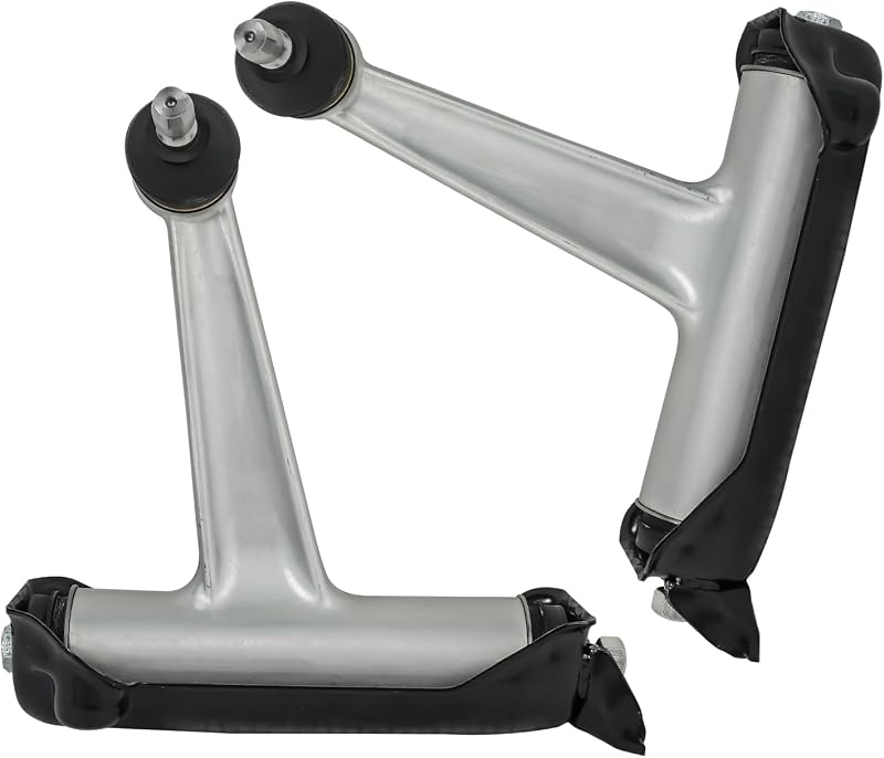 Kit com 2 braços de controle superiores dianteiros Detroit Axle com juntas esféricas para Mercedes-Benz – 1992 a 1999
