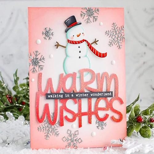 Miniatura 6 de Snowman Trees Frame Metal Die Cuts,Snowman Trees Cutting Dies Cut Stencils for DIY Scrapbooking Cards Decorative Embossing Paper Dies for