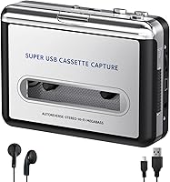 Vista 1 de Personal Cassette Player, Convert Tape to MP3 Digital, Walkmaner Portable Tape Recorder with Auto-Reverse