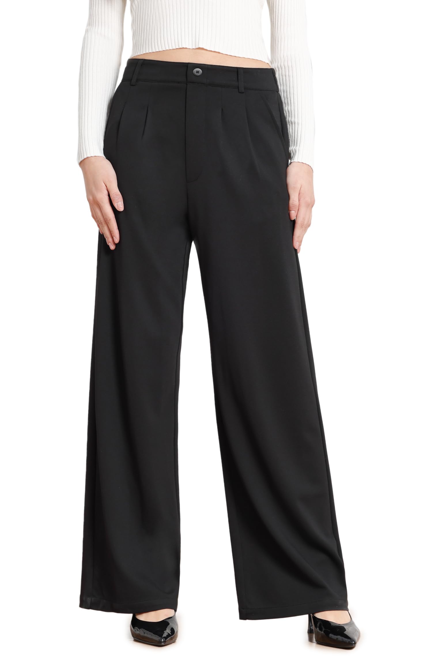 best black dress pants for curvy figure 6 Best Plus-Size Black Work Pants for Women