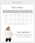 COSSEN Fall Sweaters for Women 2025 Casual Long Sleeve Crewneck Pullover Sweater Hollow Out Trendy Outfit