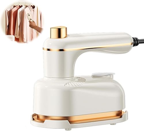 Sakerplus - Plancha de vapor, vaporera y plancha 2 en 1, planchado continuo a vapor y seco, vaporizador portátil para ropa, diseño compacto y