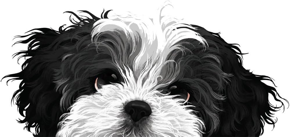 MUGBREW Black White Shih Tzu Ceramic Coffee Mug Tea Cup, 11 OZ - Image 8