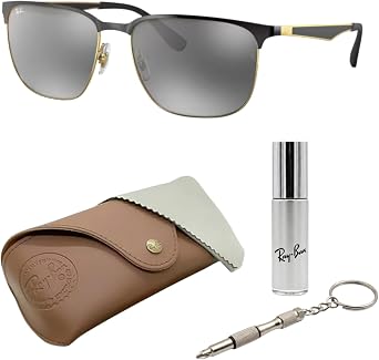 Ray-Ban RB3569 Square Shape Sunglasses with Official Eyewear Kit