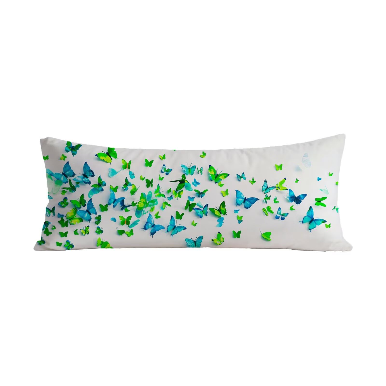 Seitenschläferkissen Bezug 60 x 180 cm Einfachheit Langes Körperkissen Leinen Side Sleeper Pillow Cover mit Unsichtbarer Reißverschluss Kissen Bezüge, Schlafen Körperkissen Geschenke für Frauen G-660