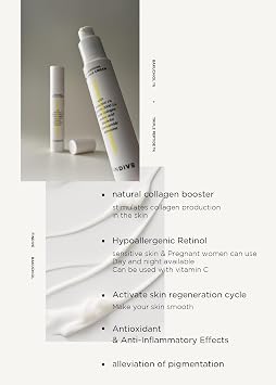 FINDIVE OFFICIAL Bakuchiol Ampoule Cream, 1% Bakuchiol, Plan-Based Retinal Alternative, 1% Liftderm, Triple Collagen, Amino Acid, Bisabolol, Brightning, Anti Wrinkle Cream, Korean Skincare 1.01fl.oz