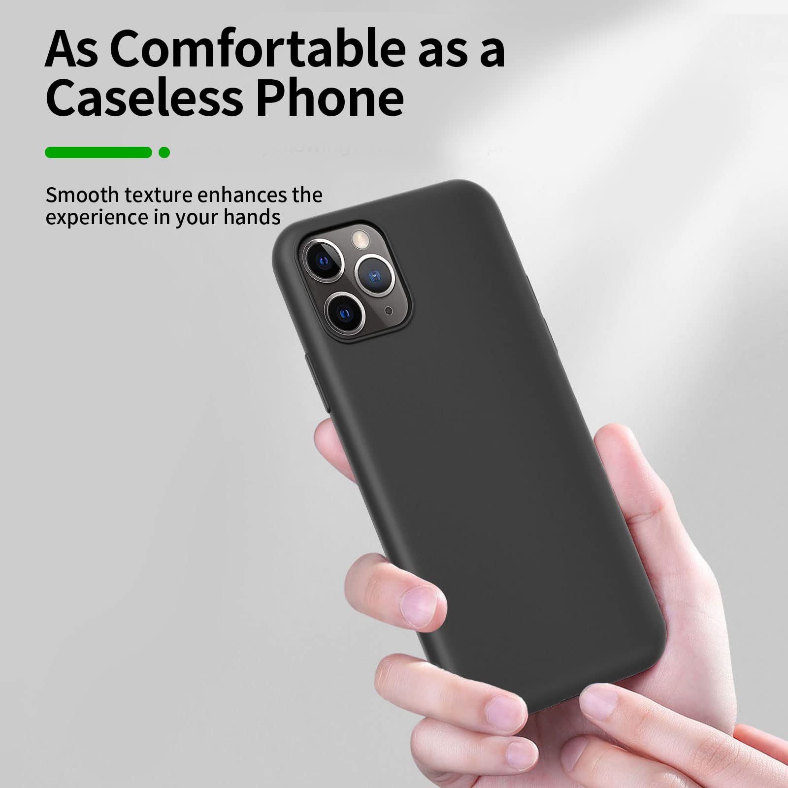 ORNARTO Cover per iPhone 17 6,3 Pollici, Silicone Liquido Preiu, Protezione Copleta, Goa