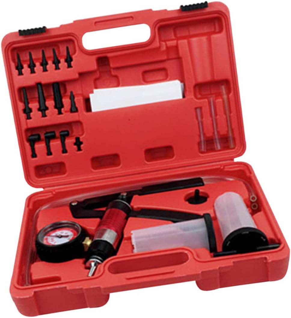 PRETYZOOM Manual Vacuum Pump Handheld Vacuum Pump for Steam Protection Oilless Auto Brake Bleeder Kit