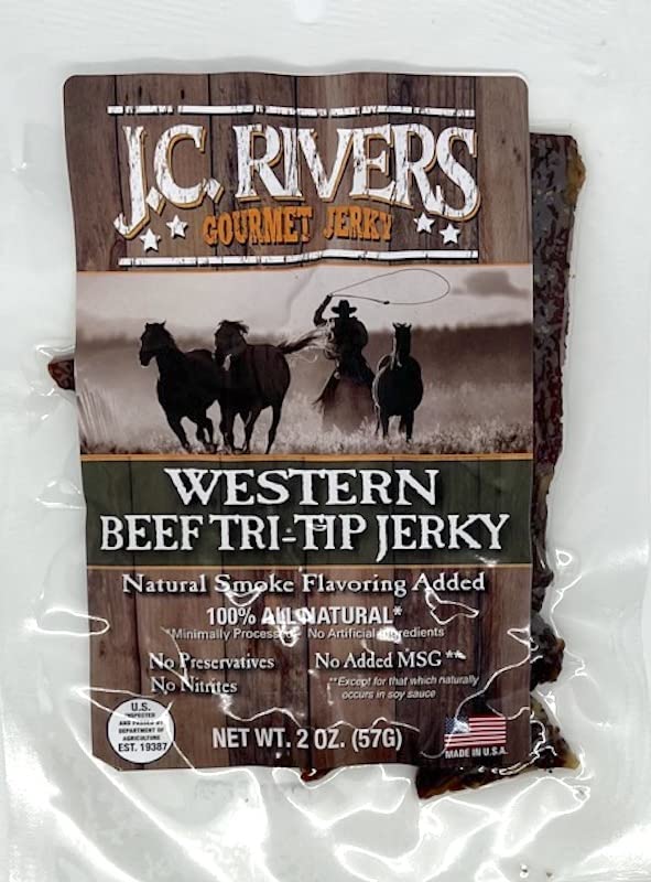 JC RIVERS GOURMET BEEF JERKY (Brisket, Tri tip) (WESTERN