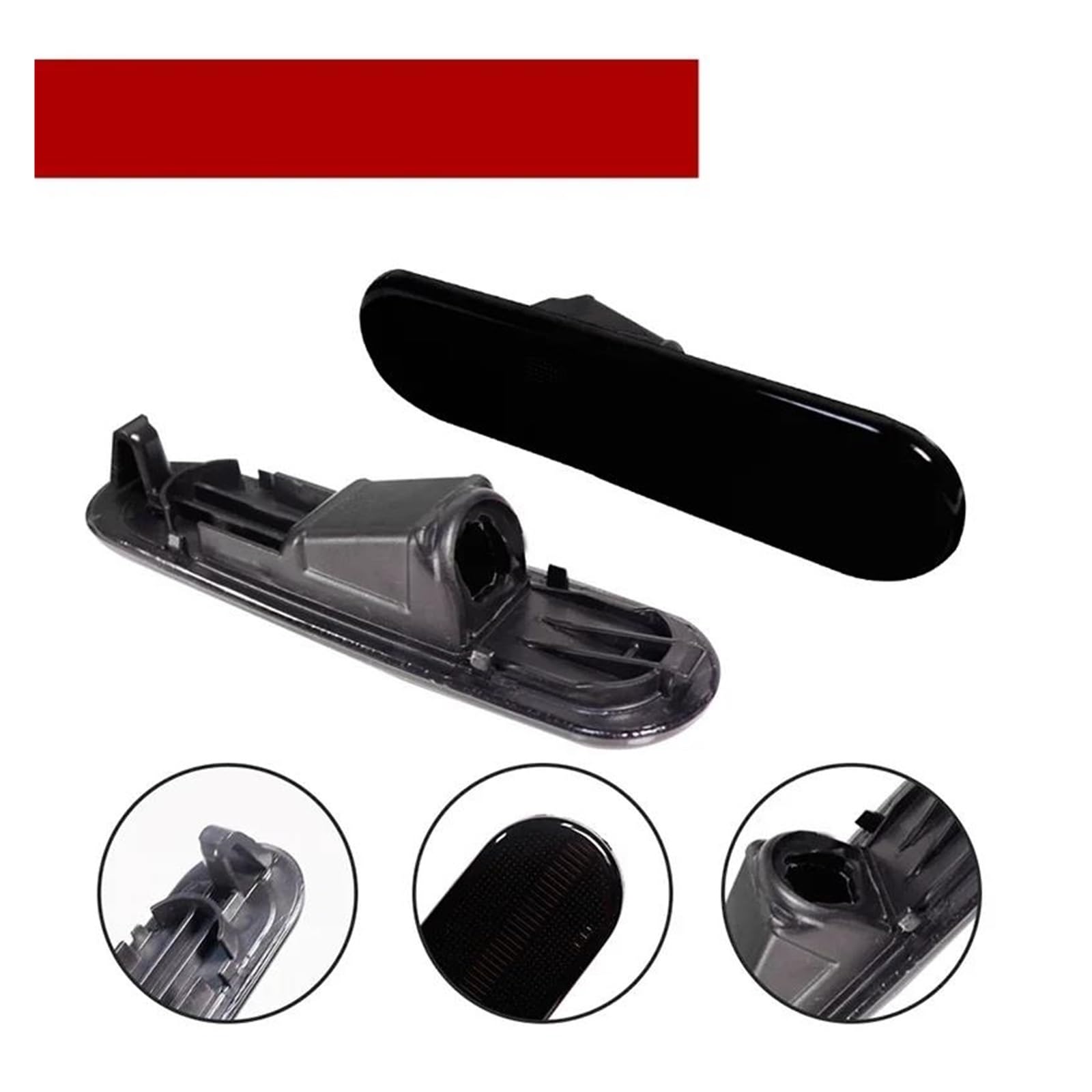 Para 2002 2003 2004 2005 Para Civic Si EP3 3 Puertas Cubierta De Luz De Estacionamiento Delantera/trasera Sin Bombilla/casquillo Luz espejo retrovisor(4pcs Clear)