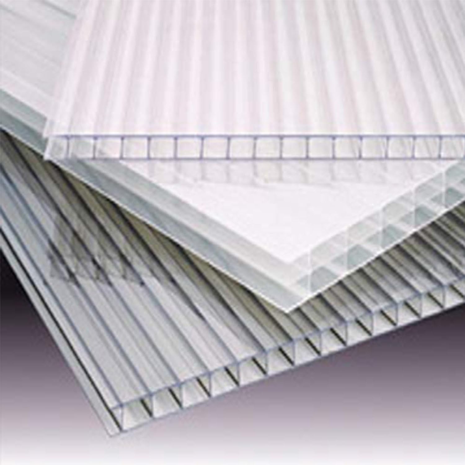 C Corrugated Plastic Roof Panels - Waterproof, UV Resistant, Durable Impact-Resistant Sheets (4' x 2' x 0.24") - 12 Pack for Outdoor, Shed, Greenhouse Use