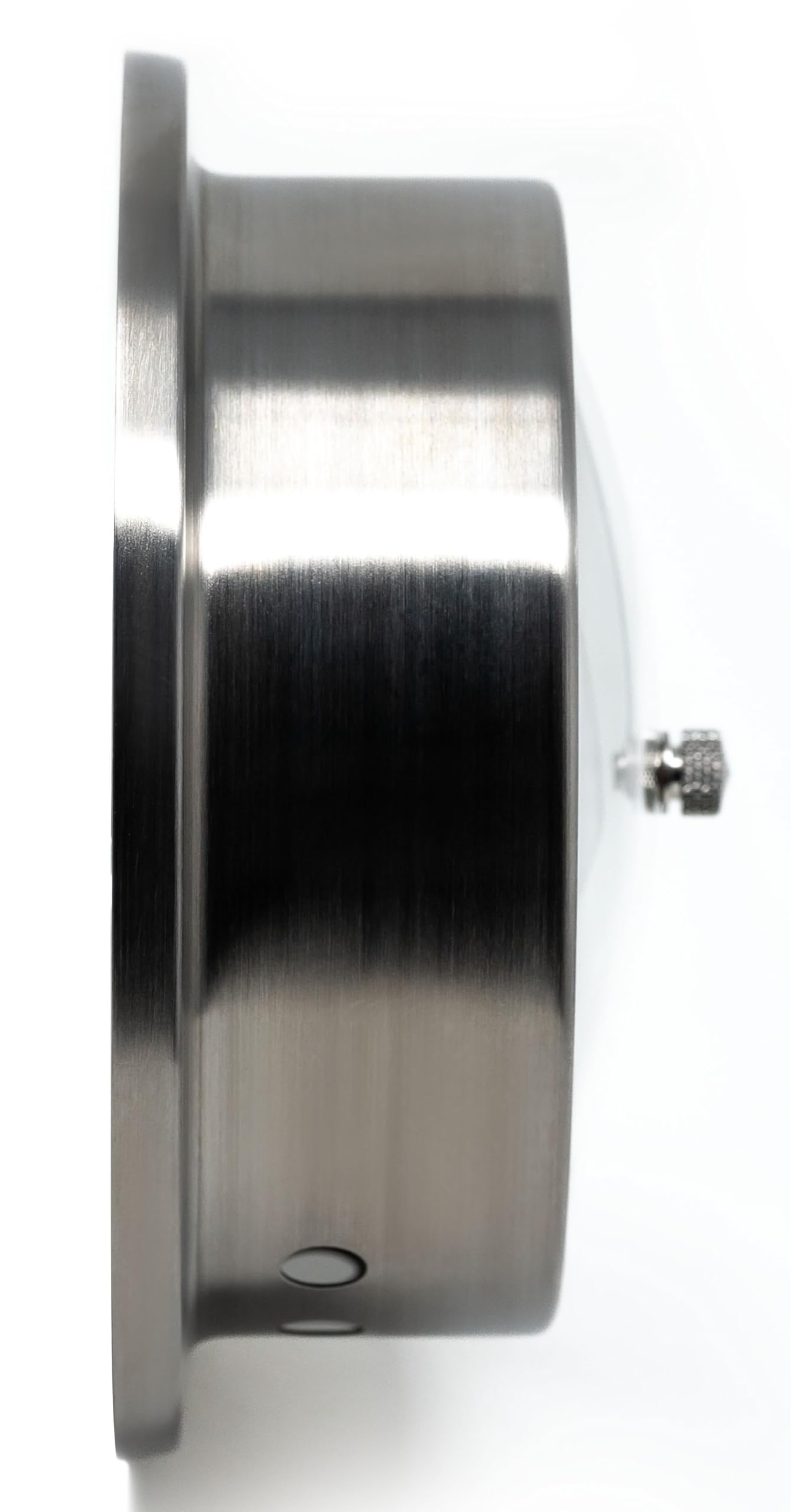 RC100BTH500NXS RACING stacja pogodowa 12,5 cm, z barometrem, higrometrem, termometrem, szczotkowaną stalą nierdzewną, Made in Germany