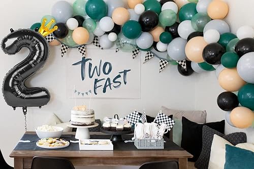 Miniatura 62 de Globo de número 5 de 40 pulgadas, globo de 5º cumpleaños, decoraciones de globos rosas de cinco años, globos de números 5, 15, 50, suministros