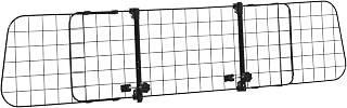 PawHut Universelles Autogitter für Hunde, Schutzgitter für Tiere, Länge verstellbar, Maße: 91 – 152 x 30 cm, komplettes Set, Installation inklusive Metall, Schwarz