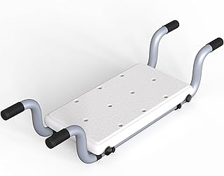 Badewannensitz, Stuhl, Hocker, Bank, Behinderte, ältere Menschen, über der Badewanne, Brett, strapazierfähig, rutschfest, hängende Badewannenbank, leicht, Badewanne, Dusch-Transferbrett für Erwachsene