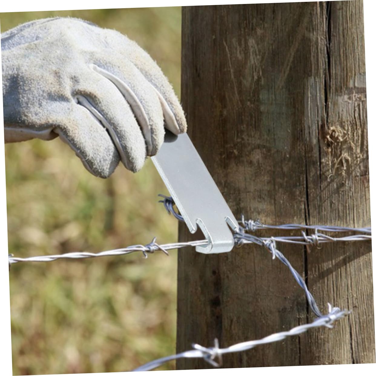 BESPORTBLE 20piezas Herramienta De Tensión De Alambre para Vallas y Resistente para Instalación De Cables Proyectos De Jardinería y Construcción