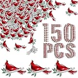 Jexine 40 Pcs Memorial Cardinal Sign Pins Set Funeral Pocket Token Guardian Gifts Pocket Oil Dropped Religious Funeral Favors Celebration of Life Memorial Sympathy Gifts Cardinal Charms for Women Man