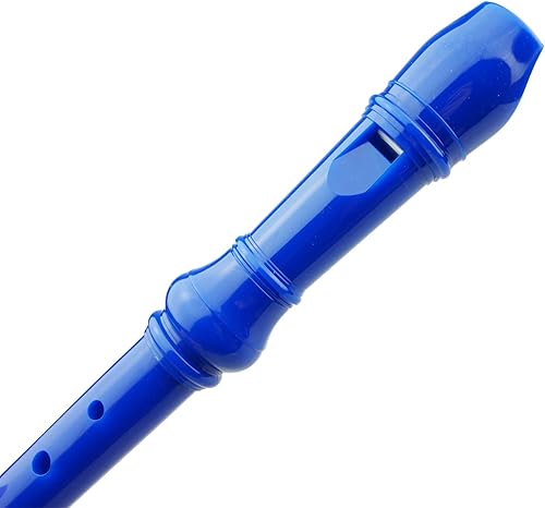 Vista 12 de Paquete de 6 grabadoras soprano descantes de estilo alemán de 8 agujeros, con varilla de limpieza, bolsa de almacenamiento negra, material ABS