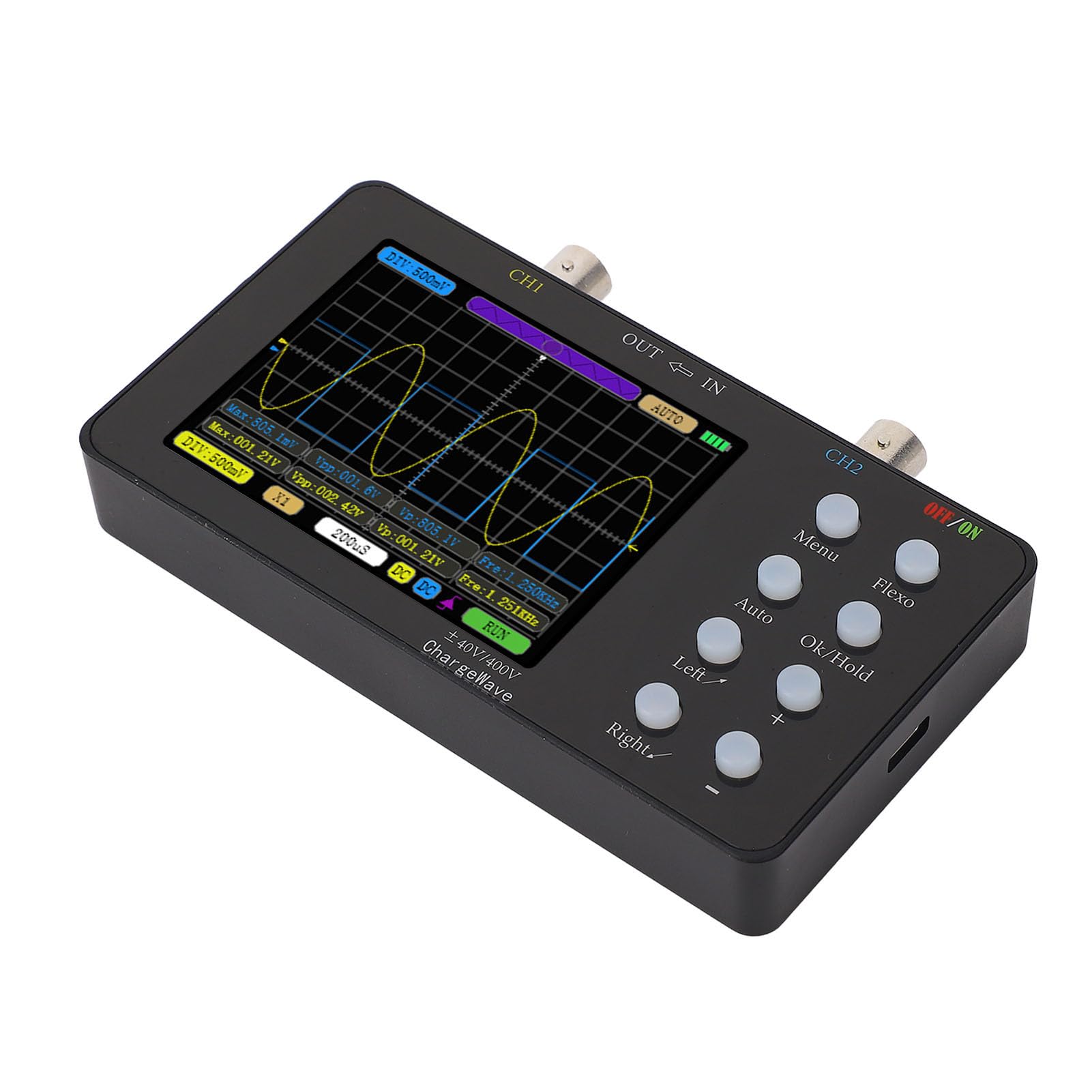 Tablet Portatile Portatile con Oscilloscopio Digitale 2 per Diagnostica Automobilistica e Hobby Elettronici