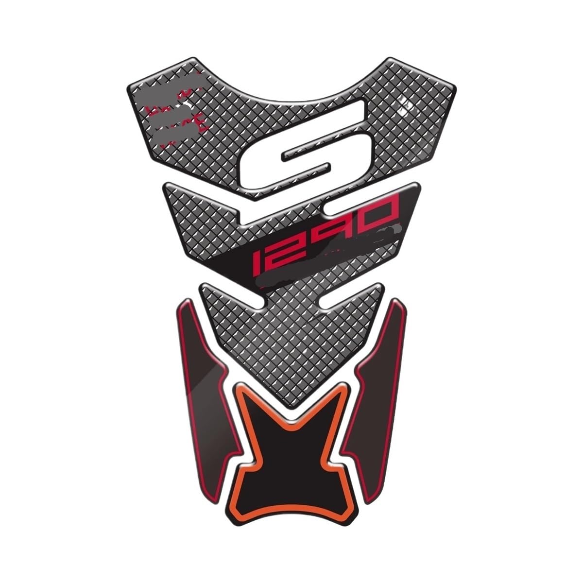 Tank Pad Protector Resin Motorcycle Fuel Tank Pad Decal Gas Protector Sticker for R1290 R ADV R2R Tank Pad Sticker