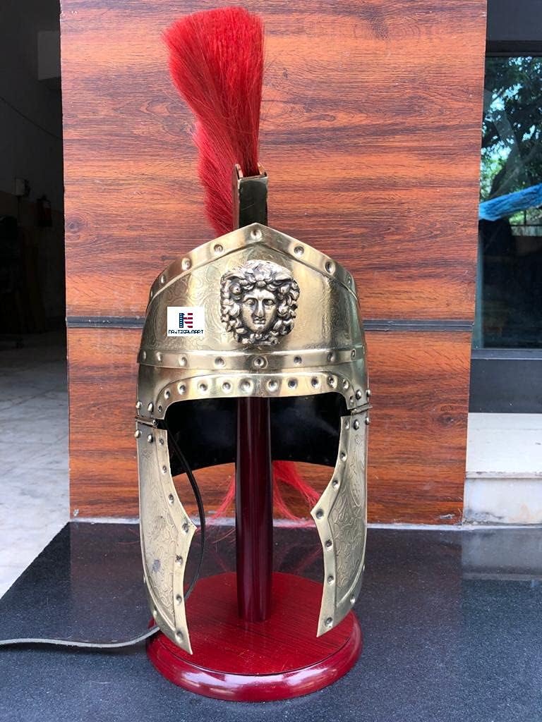 Nautical-Mart Praetorian Guard Roman Helmet Roman Armor Helmet Reenactment one Size Replica Viking Armor Helmet