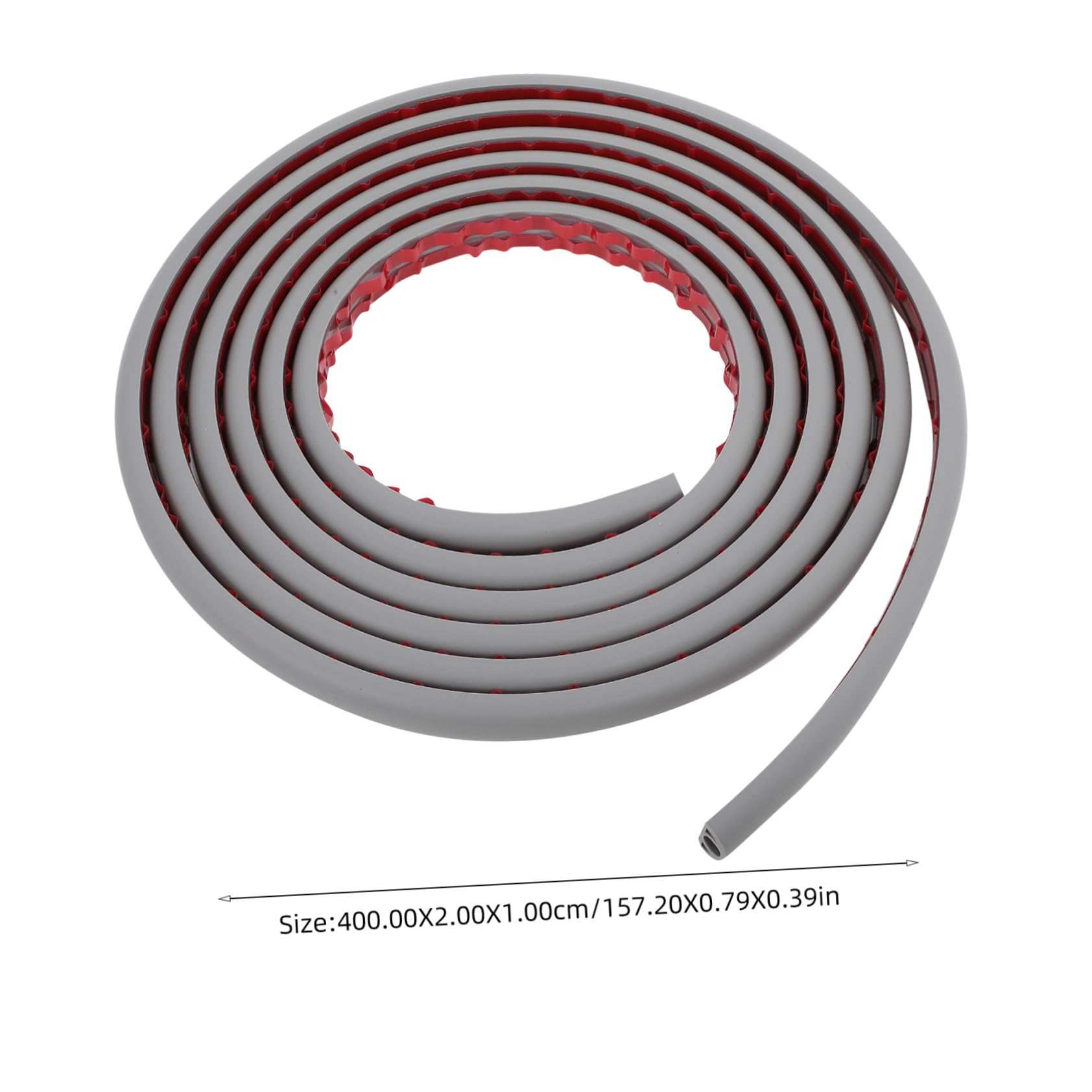 Gatuida Canalina Passacavi Adesiva in PVC Grigia Copri Fili Elettrici per Parete Nascondicavi Decorativo Facile da Installare per Casa e Ufficio