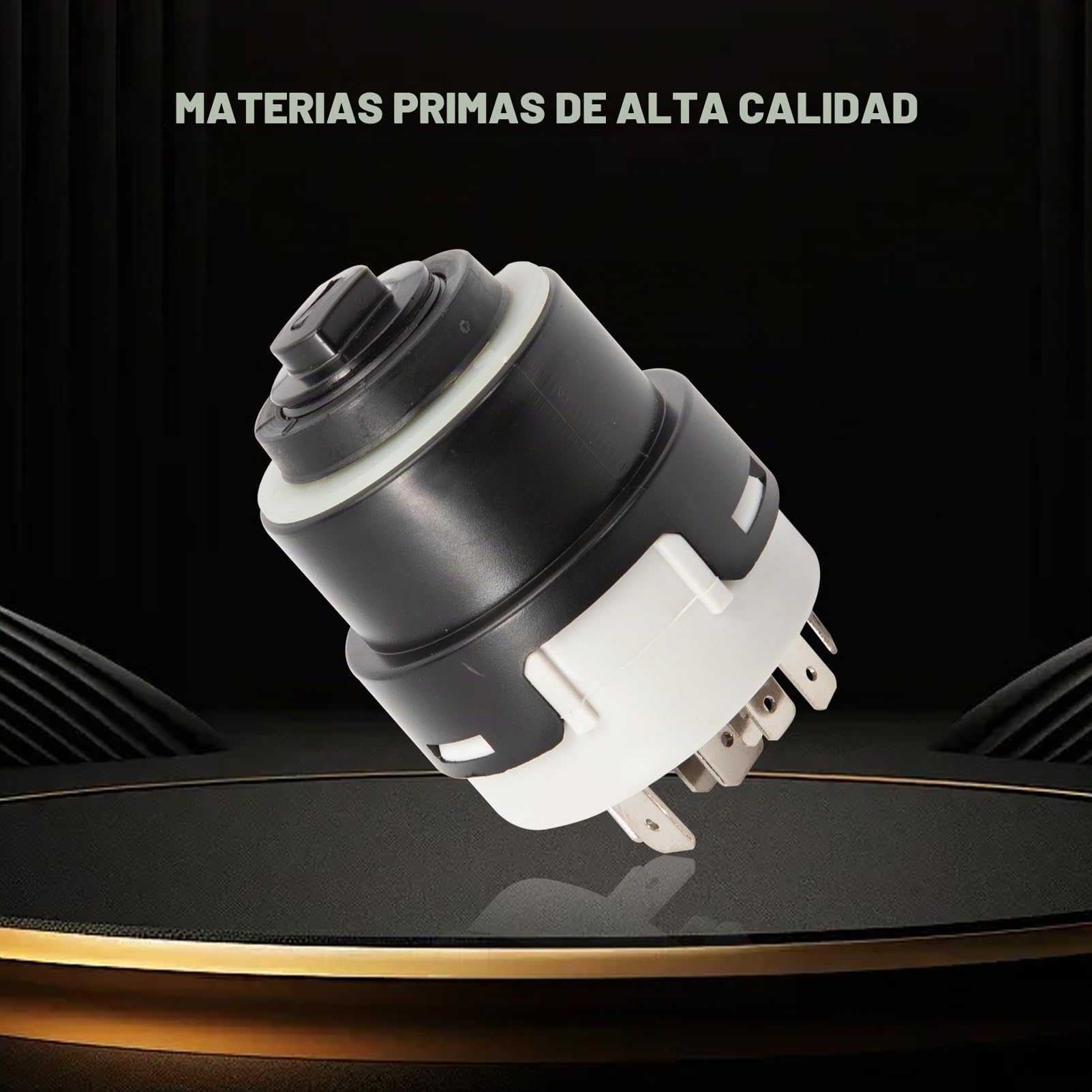 Interruptor de encendido 12/24 V, Clausor de Arranque para Maquinaria Agrícola y de Construcción, apto para Deutz DX 07 Same Case Zettelmeyer Schaeff 2 llaves 14603/603 universal
