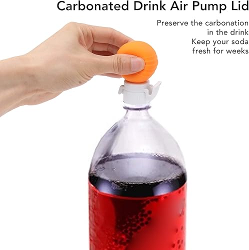 Miniatura 3 de Tapa de botella de soda, protector de bomba de silicona a prueba de fugas para bebidas de cerveza (negro)