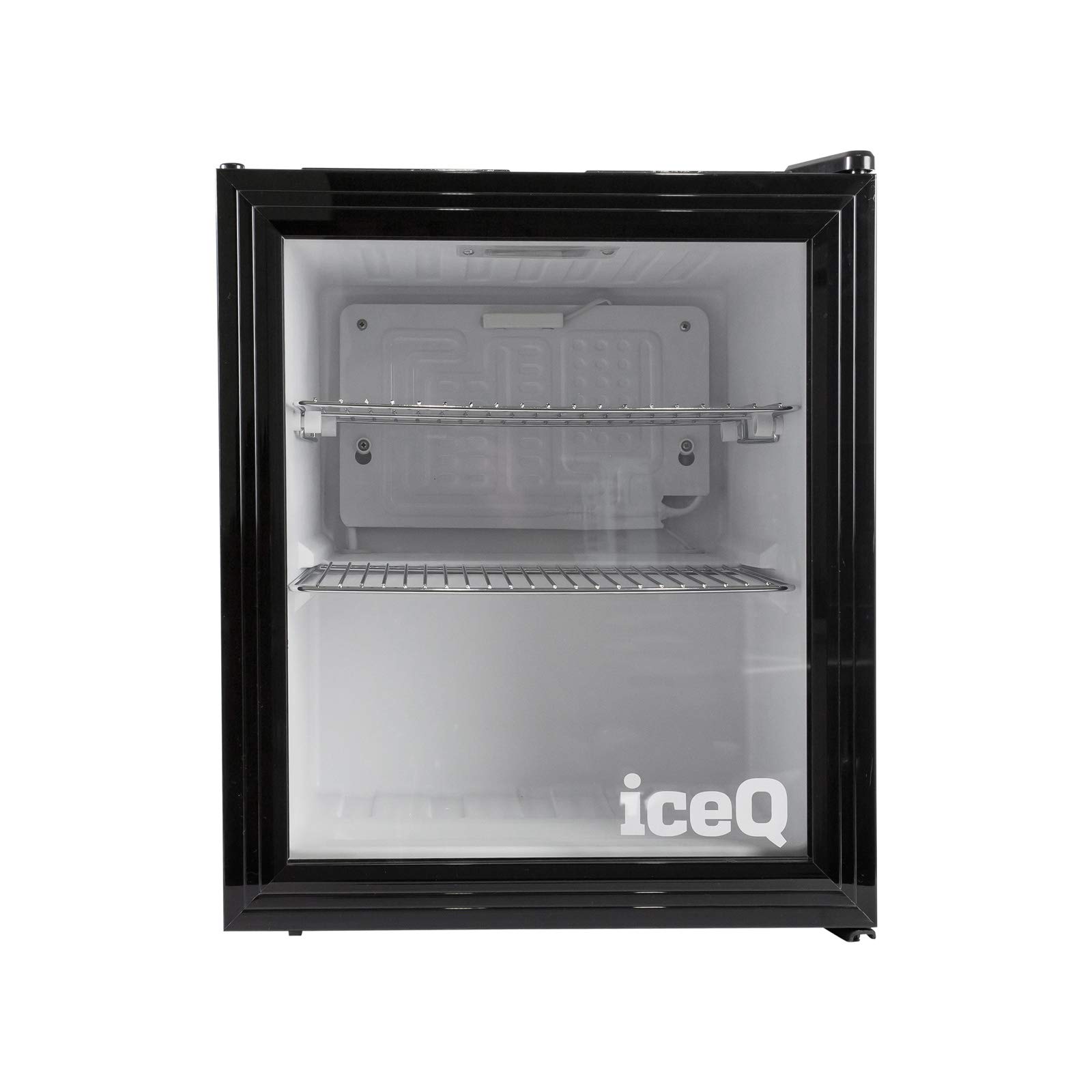 iceQ 49 Litre Mini Fridge Black, Table Top 49L Drinks Display Fridge