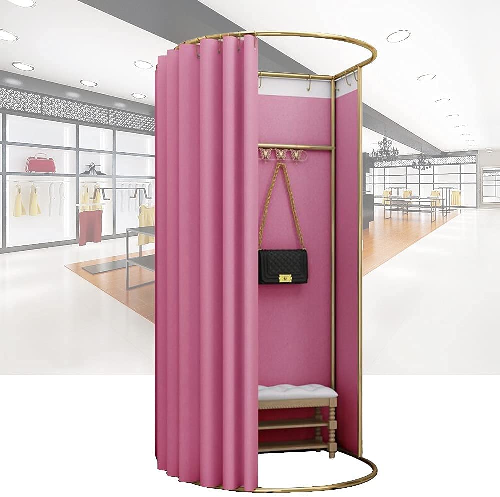 Vestiaire portable mobile en U sur pied pour défilés et événements éphémères