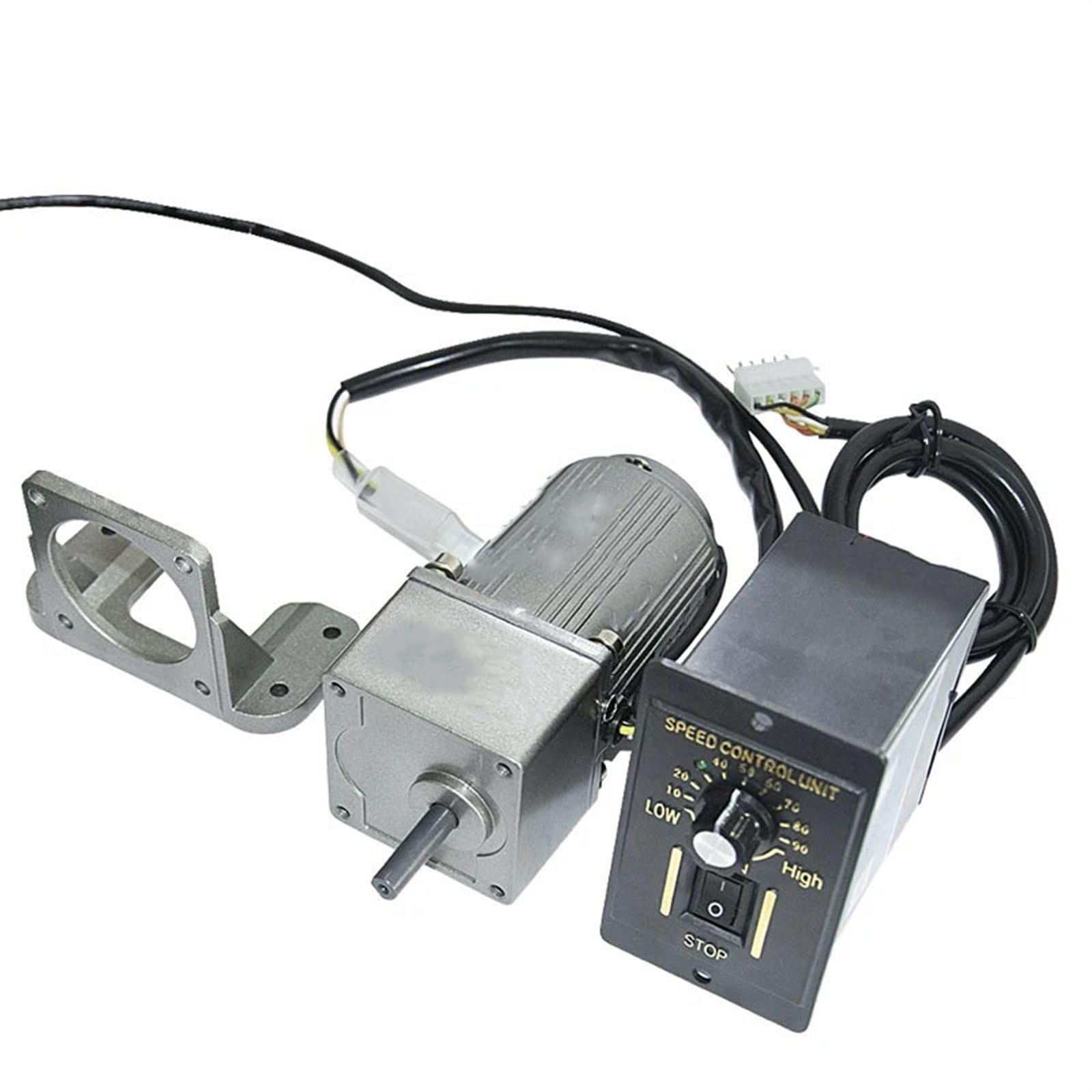 Kit de motorreductor de velocidad 2IK6RGN-C, 6 W, 220 V CA, monofásico, marco de 60 x 60 mm, motorreductor de velocidad ajustable Reducción de par(7.5RPM)
