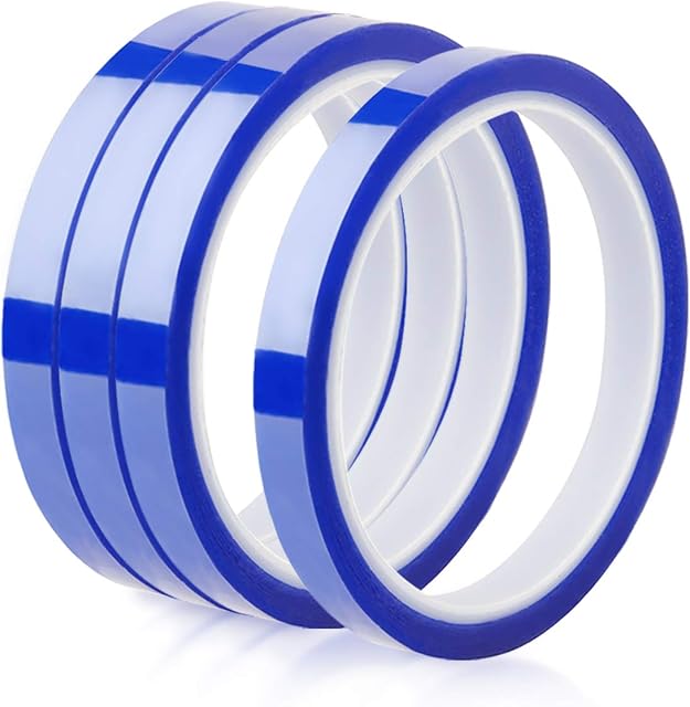 PYD Life Sublimation Heat Crafts Tape 0.4 Inch x 108 Ft for Sublimation,Blue Thermal Tape Sublimation Heat Resistant Tape