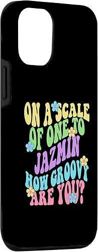 Miniatura 3 de iPhone 14 JAZMIN Personalized Name Cute Retro Girls Groovy Birthday Case