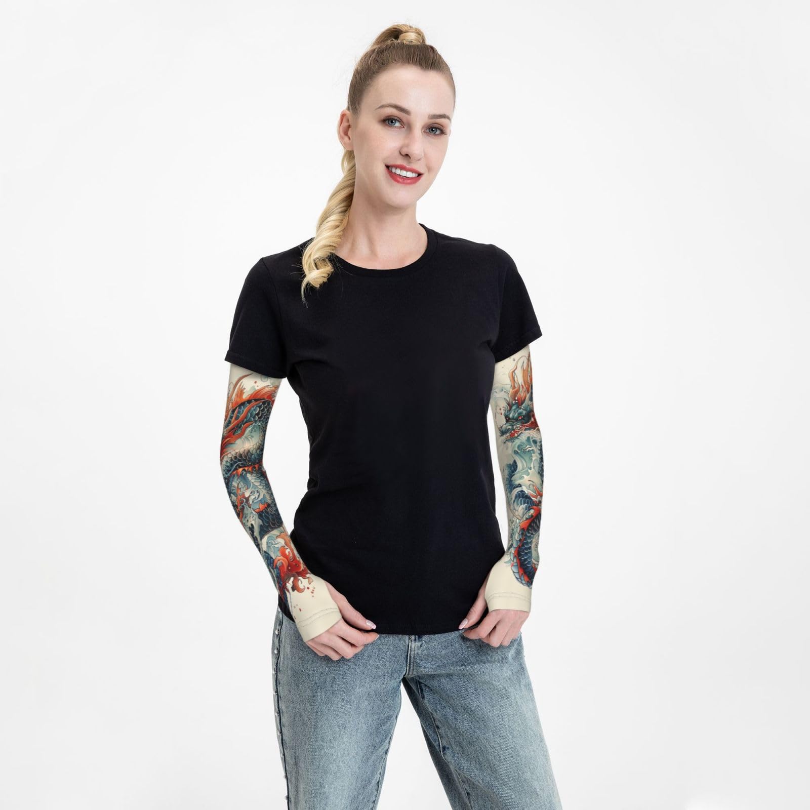 Kühlende Armstulpen für den Sommer, Sonnenschutz, Armstulpen für Männer und Frauen, Baseball, Radfahren, Golf, Laufen