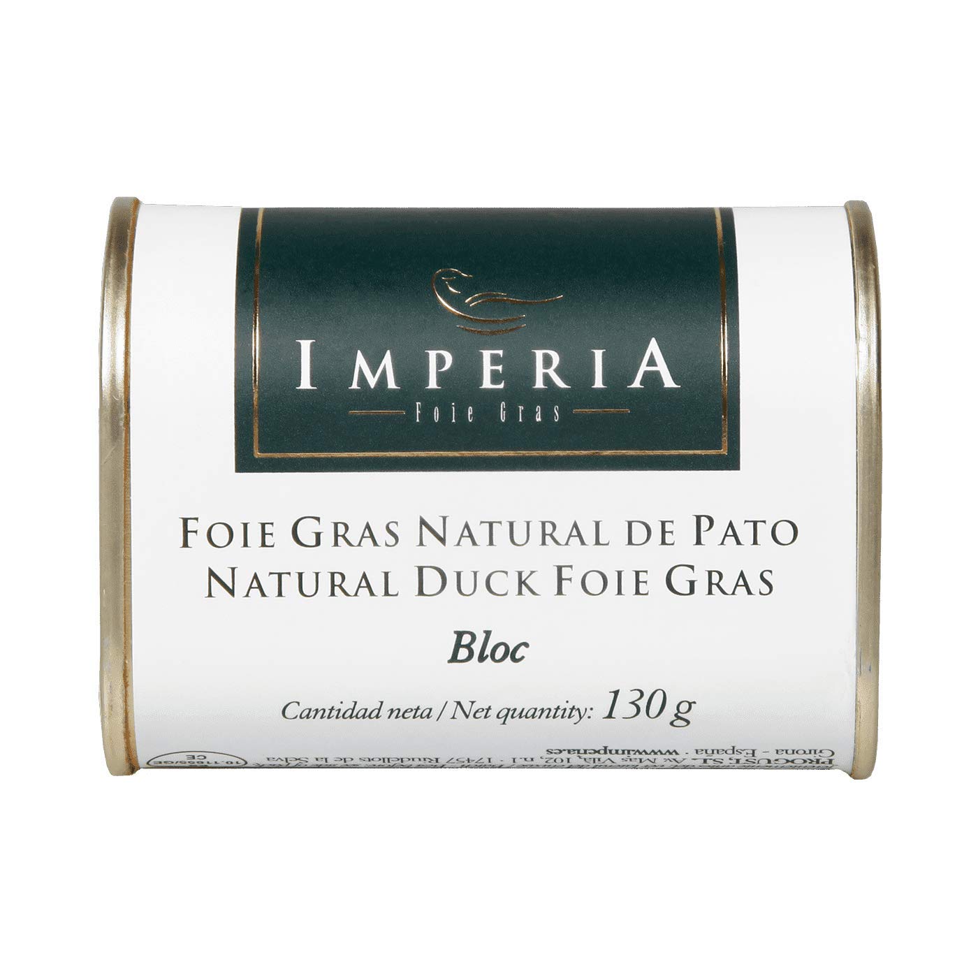 Imperia - Foie gras de pato natural en bloc