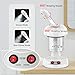Facial Steamer - TASALON Ozone Face Steamer for Facial Deep Cleaning, Portable Facial Steamer with Removable Water Tank, Nano Ionic Face Steamer for Home Salon Spa or Personal Care
