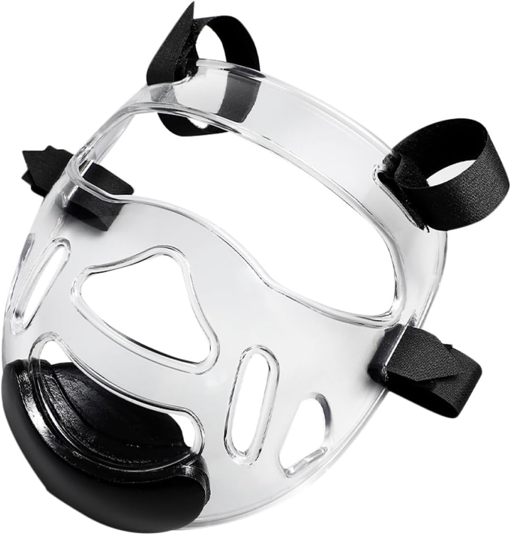 POPETPOP Kickboxing Facial Guard Detachable Taekwondo Face Protective Helmet Small Size Anti-Fall Headgear for Martial Arts Sparring Training