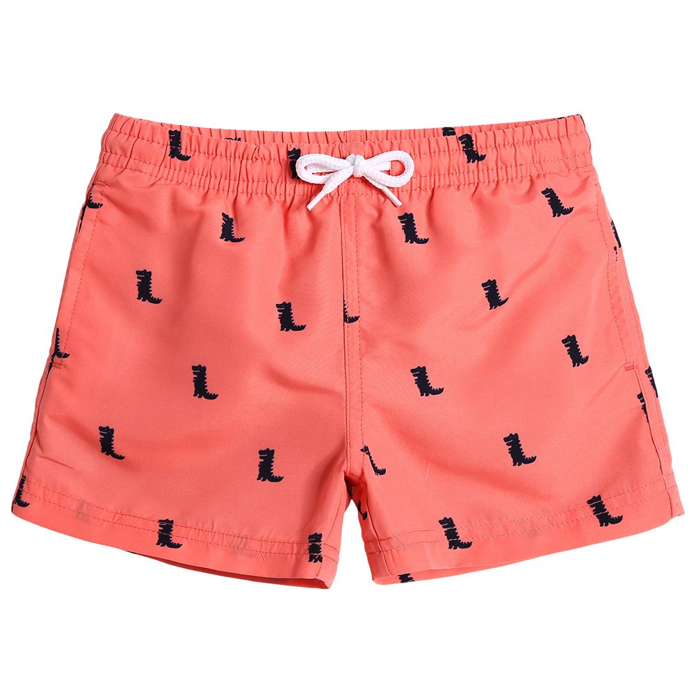 MaaMgic Kleine Jungen Badeshorts Schnelltrocknend Boardshorts mit Mesh-Futter Taschen und Verstellbarem Tunnelzug MEHRWEG