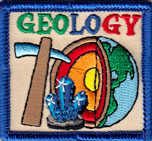 GEOLOGY Iron On Patch School Learning Research
