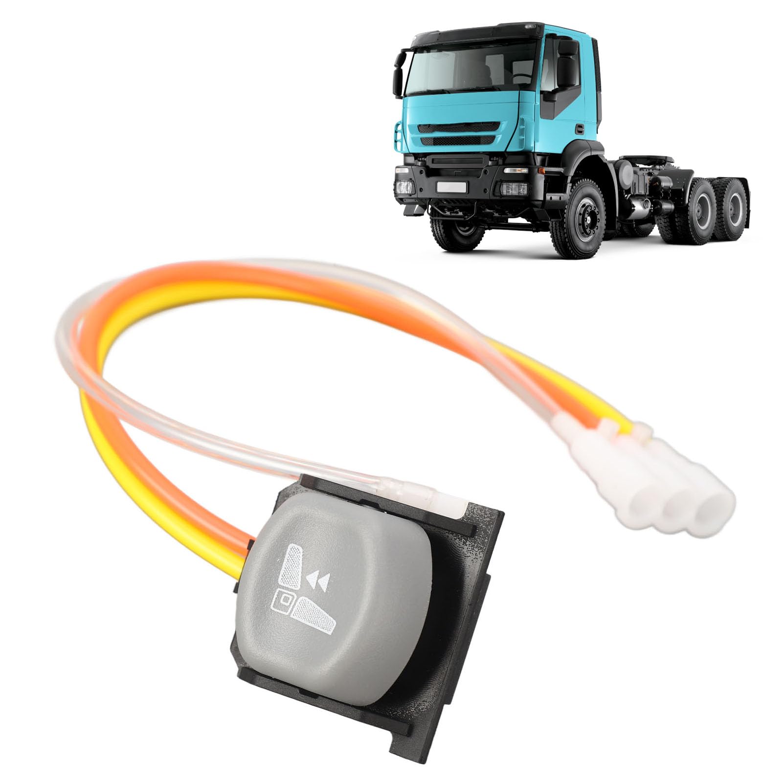 Interruptor de ajuste de asiento de camión, OEM 81623406127, reemplazo de válvula de control de ajuste de asiento de camión para camión MAN Eurocargo