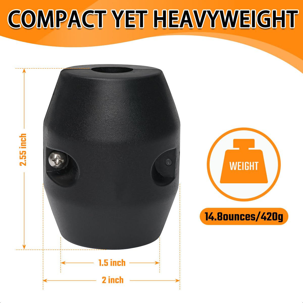 14.8oz (0.92lb) Universal Kitchen Pull Down Faucet Hose Weight Ball - View #6