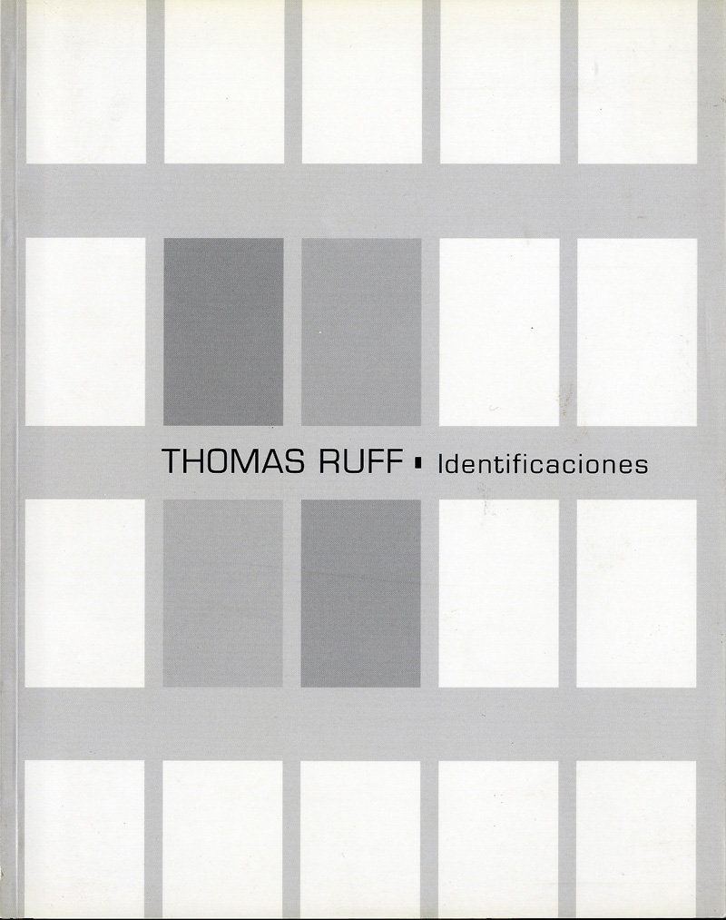 Thomas Ruff: Identificaciones livre photographie contemporaine portrait
