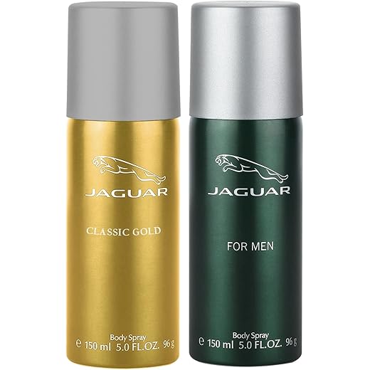 Jaguar Gold Deodorant Combo 300ml Pack - B0B619XB5T