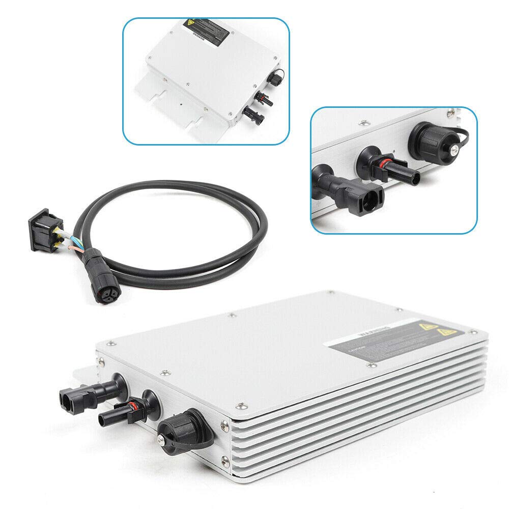 Moduł falownika, WVC 600 W mikroinwerter Solar Power Grid Tie PV Inverter Digital Controller do systemów wytwarzania energii (WVC-600W)
