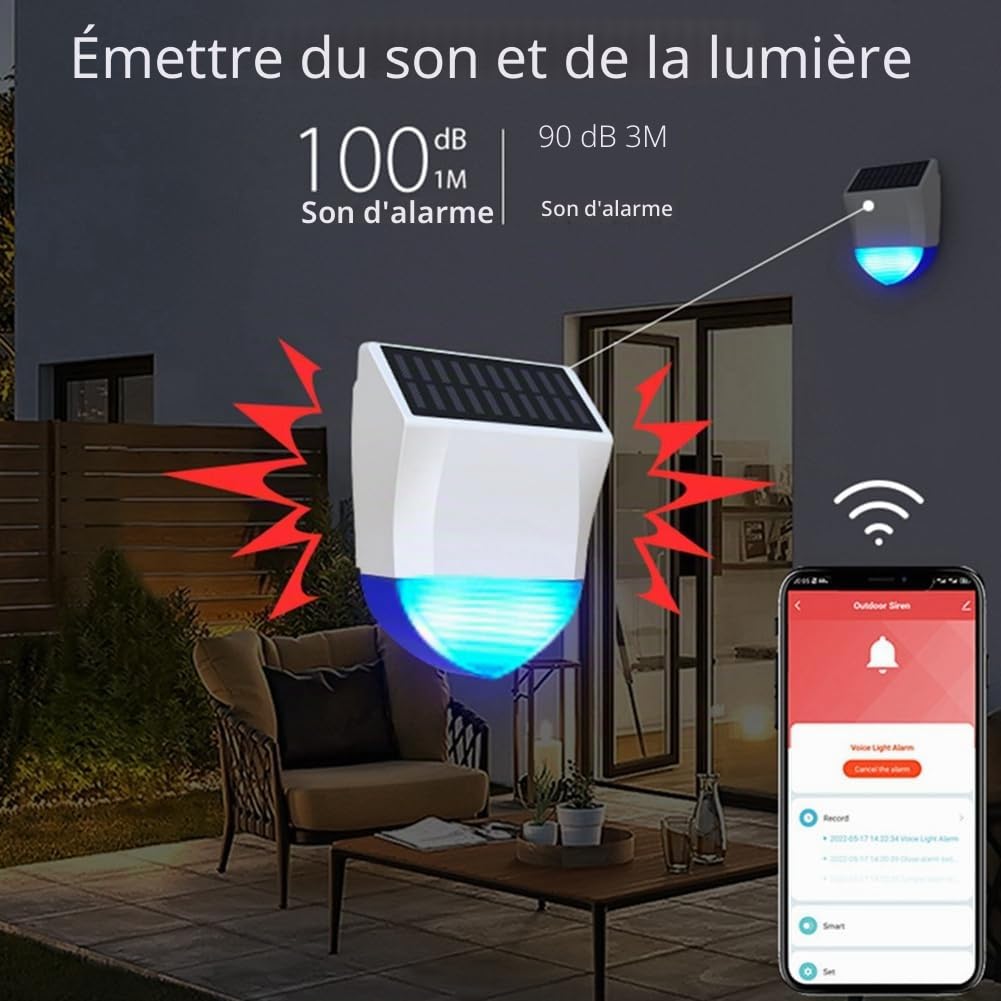 1Set NEO Graffiti Alarme Intelligent et Zigbee pour Extérieur Alarmes Anti-Pluie et Résistants au Soleil Alarme et Alarme Zigbee