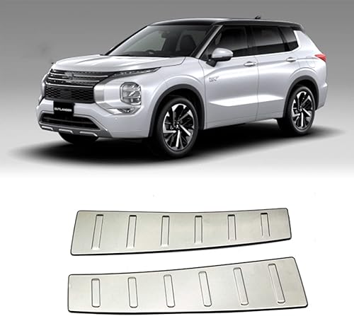 Miniatura 4 de Accesorios de automóvil para Mitsubishi New Outlander 2022 2023, protector de parachoques interior trasero, protector de placa de desgaste de carga,