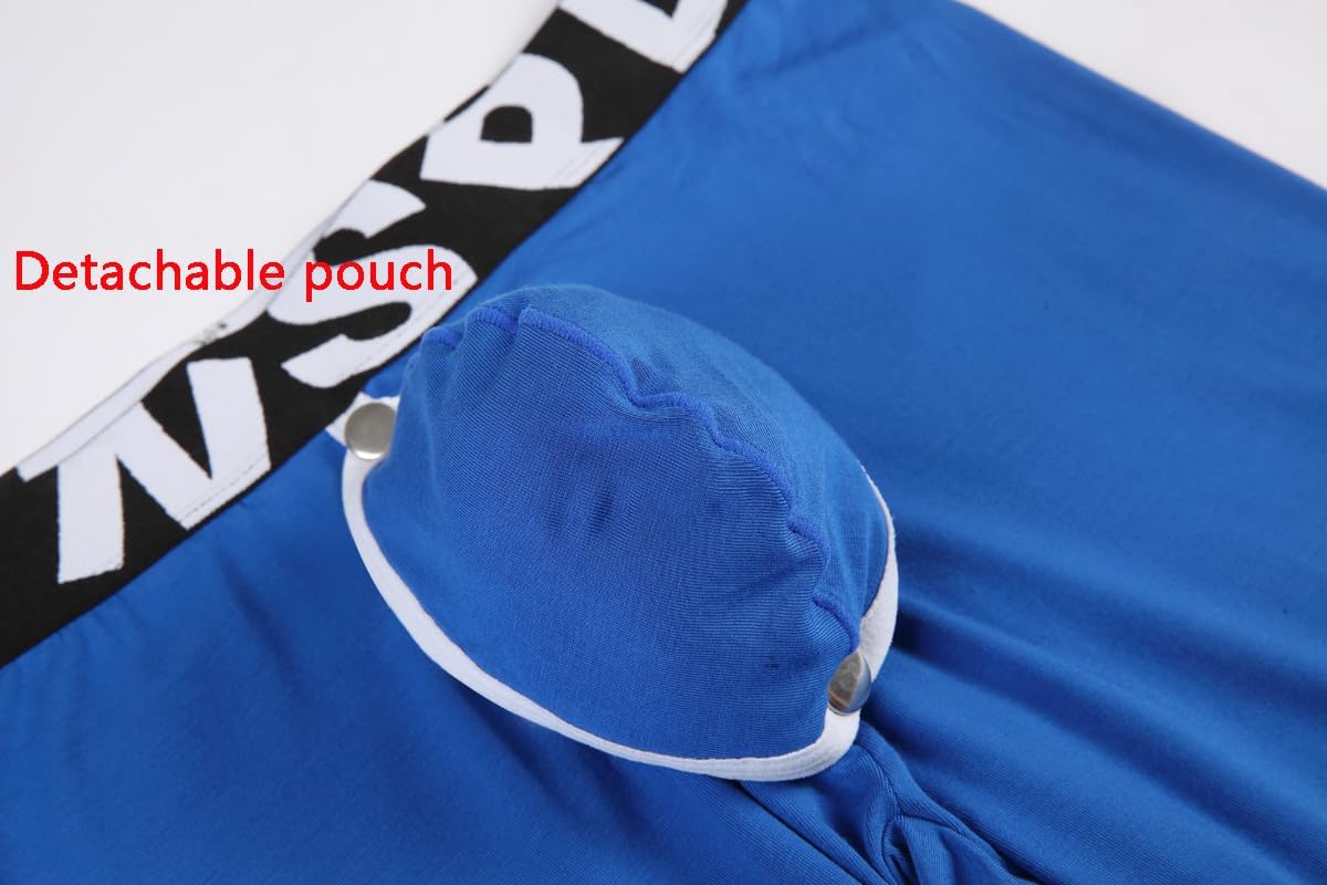 Men’s Sexy Detachable Pouch Long Johns Thermal Underwear Pants Bottom Leggings - Image 4